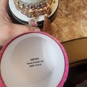 Hansel & Gretel's Set Gold Multicolor Bracelet FP $65